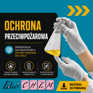 Ochrona przeciwpożarowa – prezentacja BHP dla nauczyciela | 27 slajdów